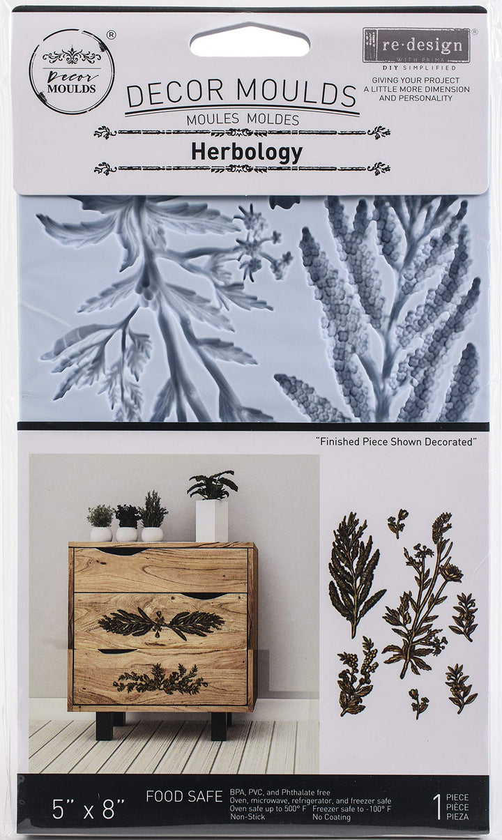 Redesign Furniture Decor Moulds® HERBOLOGY 5x8,8Mm Thic