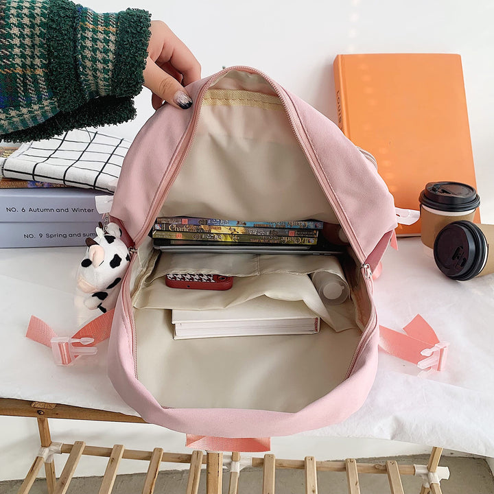 GGOOB Kawaii Backpack with Pins Kawaii School Backpack 