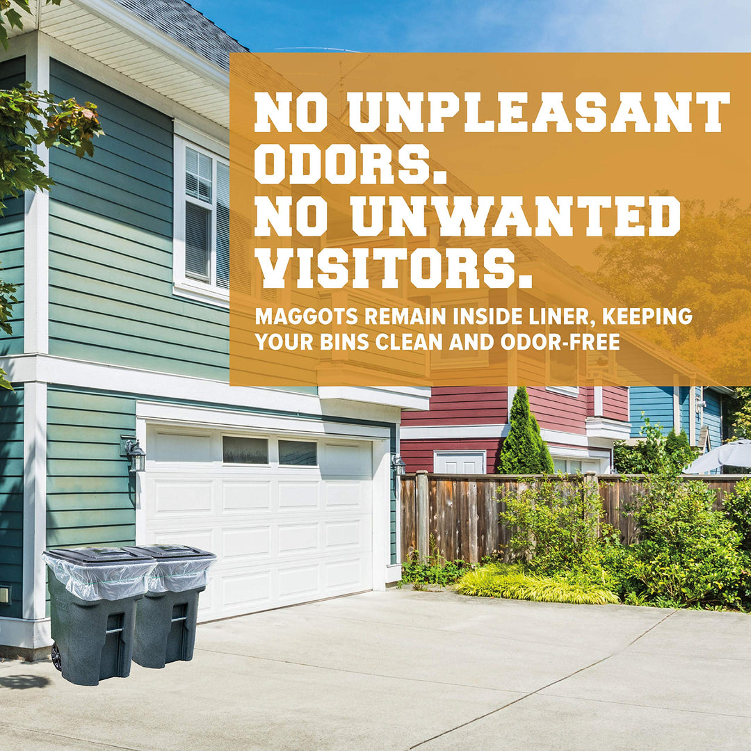 95 Gallon Trash Bags, 1.5 Mil, Clear, 50 / Case