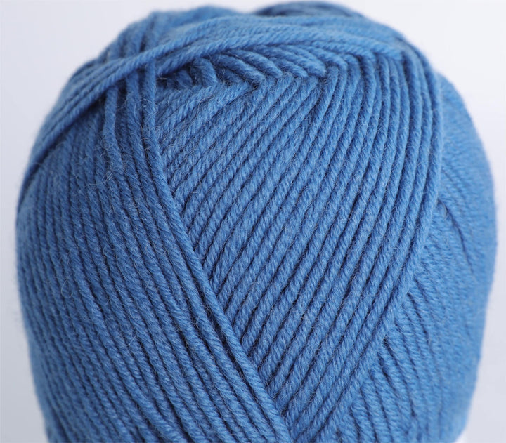 Pure Merino, 100% Merino Wool Yarn for Knitting and Crocheting, 3.5 OZ/100g, 218 yds/200m, dk Weight Yarn, Superwash, Luxury Soft Hand Knitting Yarn - Denim