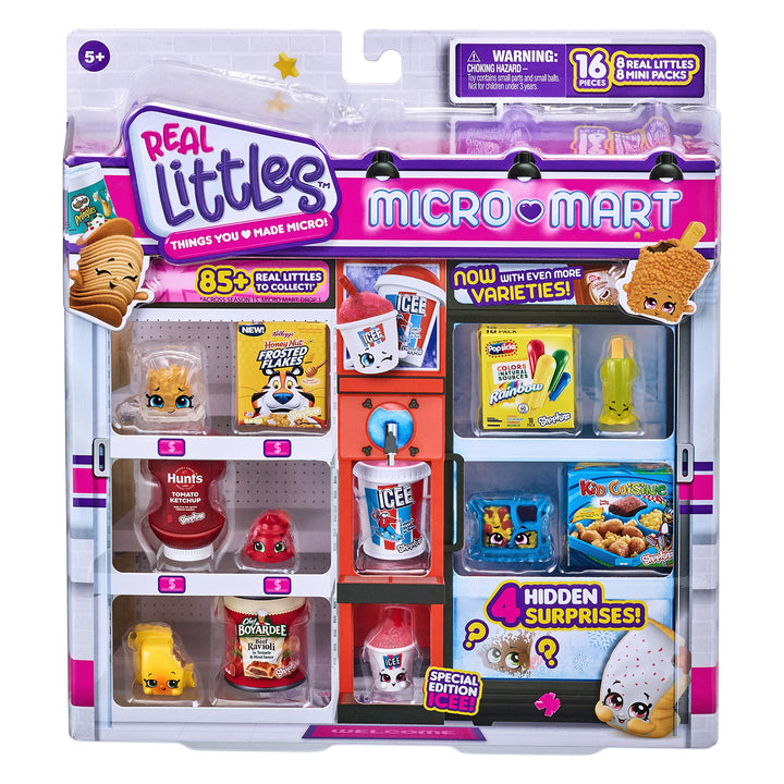 Real Littles Collector&#39;s Pack | 8 Real Littles Plus 8 Real Branded Mini Packs (16 Total Pieces). Style May Vary