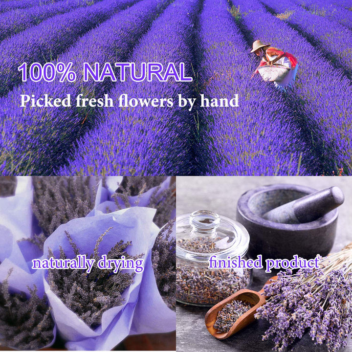 9 Bags Dried Flowers,100% Natural Dried Flowers Herbs Kit for Soap Making, DIY Candle Making,Bath - Include Rose Petals,Lavender,Don&#39;t Forget Me,Lilium,Jasmine,Rosebudsand More