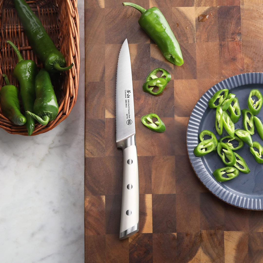 S1 Series 59779 German Steel Forged 5-Inch Serrated Utility Knife