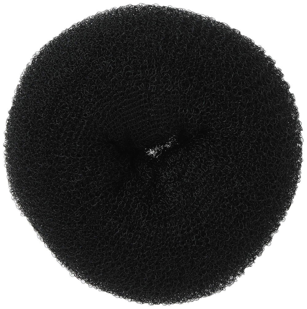 Jumbo Hair Donut, Black, 5.5 Inch
