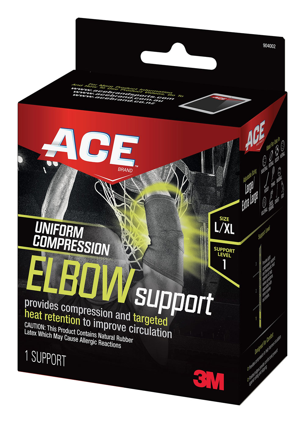 Ace Compression Elbow Support Large X-Large Large/X-Lar