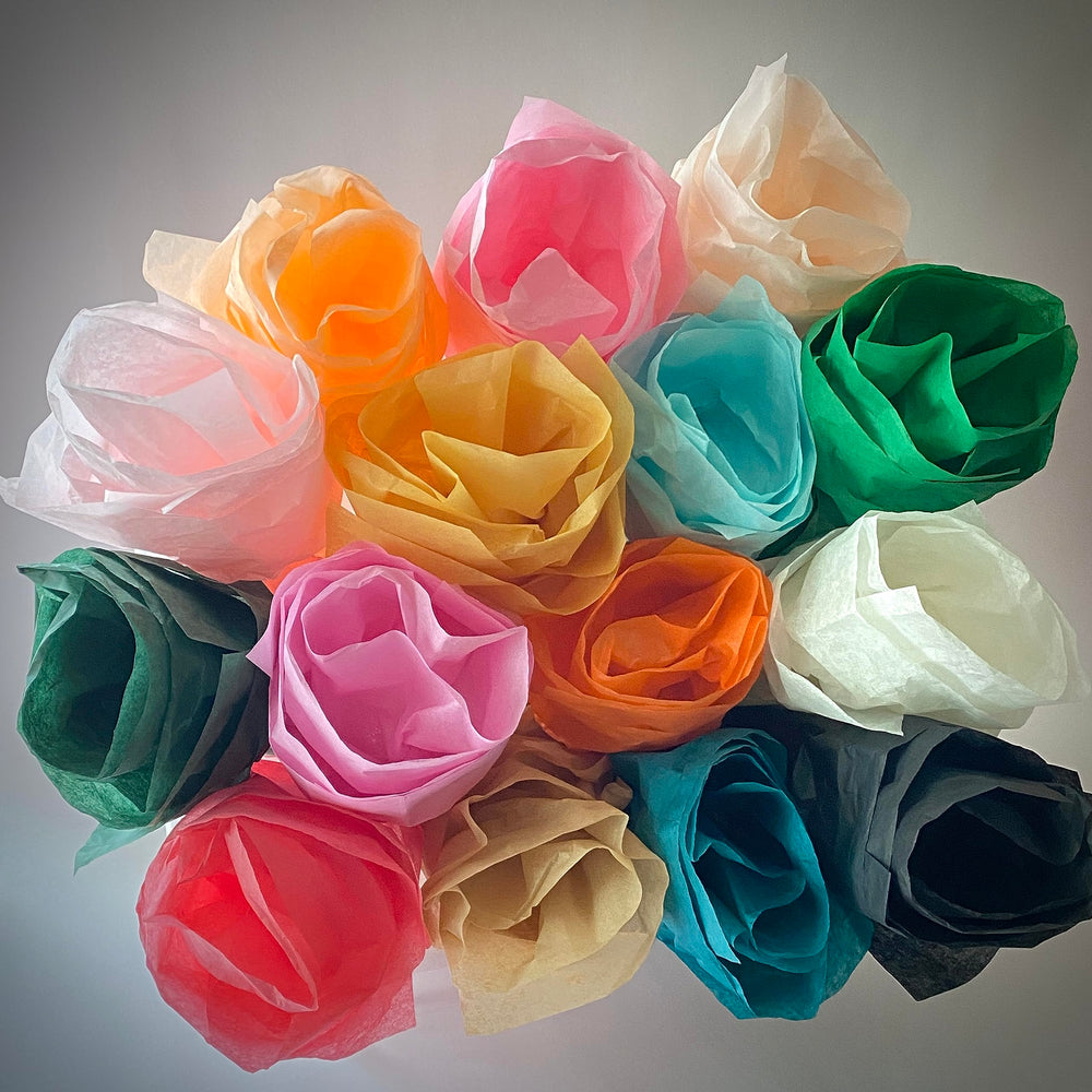 Black - Tissue Paper - 48 Sheets - 15 Inch x 20 Inch - 