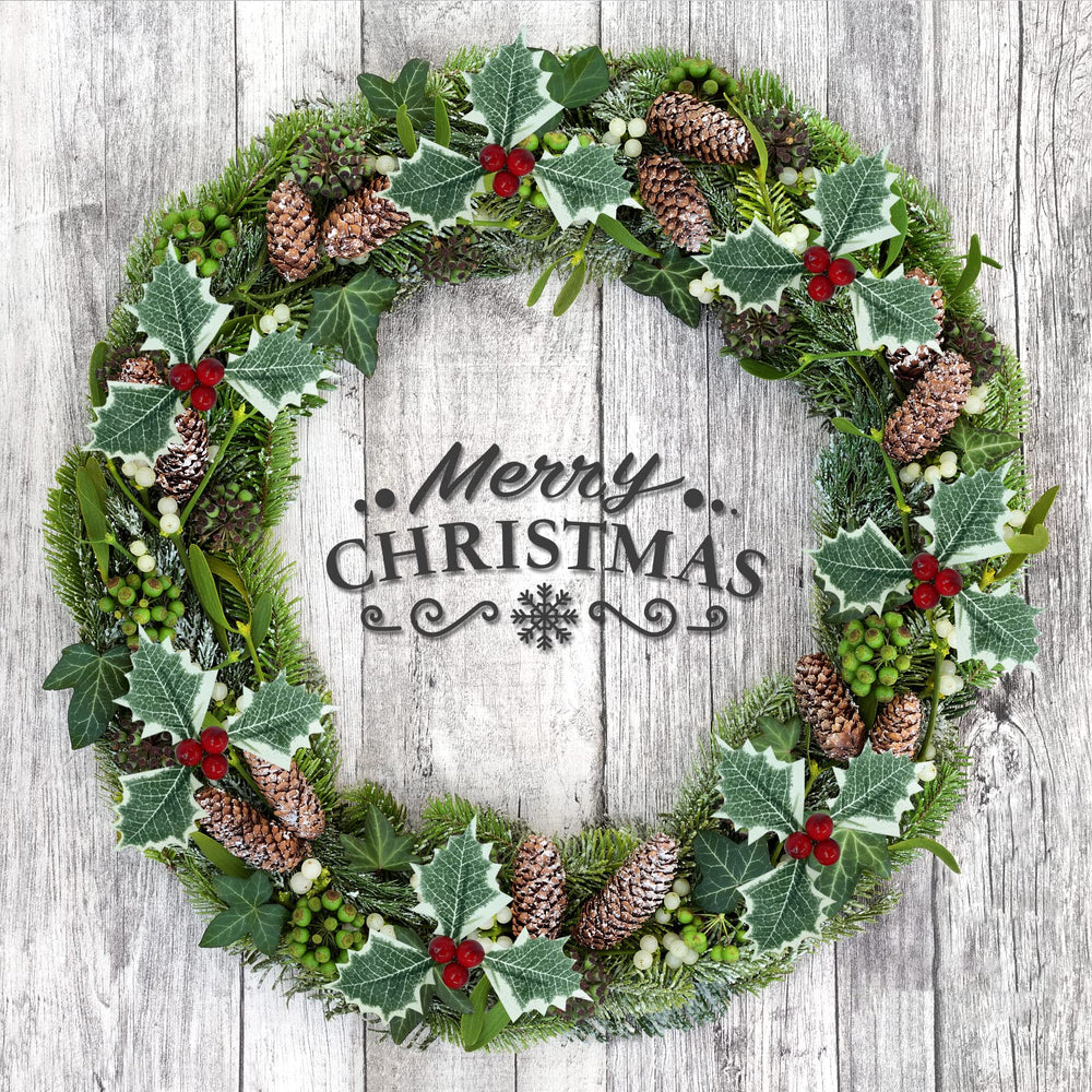 Holly Berries with Green Leaves, 24PCS Artifical Red Holly Berry Flowers for Christmas Tree/Wreath Arrangement Decorations, Red Berry Christmas Picks for Crafts Gifts Wedding Party Decor