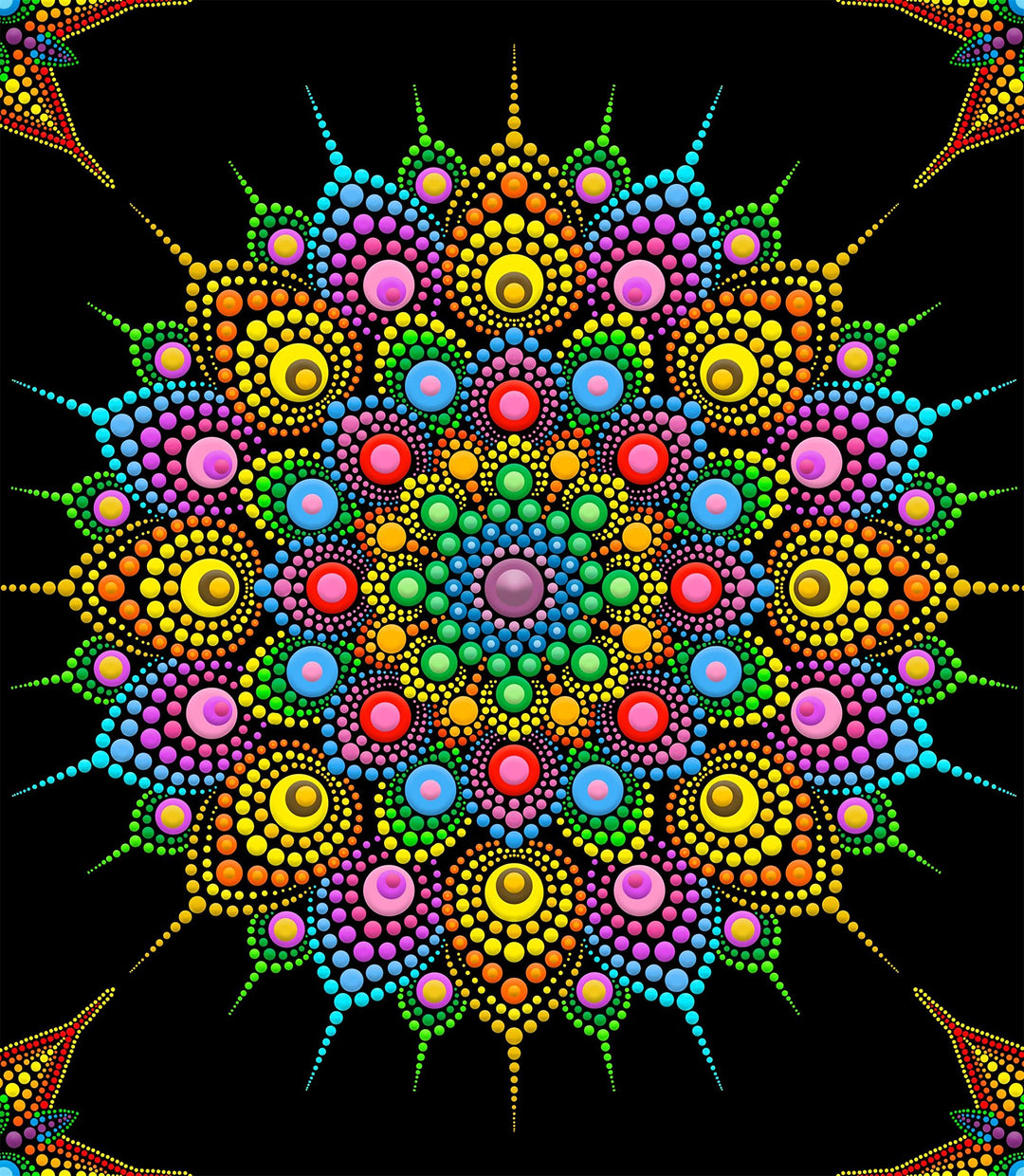 Diamond Art by Number Kit for Adult and Beginner Mandala Full Drill Crystal Rhinestone Embroidery Cross Stitch Diamond Embroidery Kit Home Decor 12×16 Inch