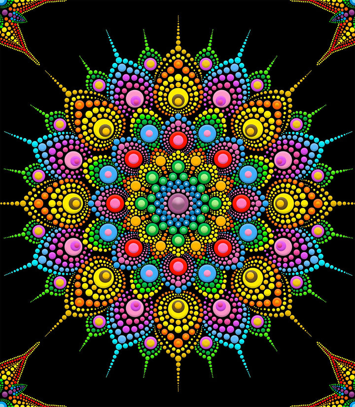 Diamond Art by Number Kit for Adult and Beginner Mandala Full Drill Crystal Rhinestone Embroidery Cross Stitch Diamond Embroidery Kit Home Decor 12×16 Inch