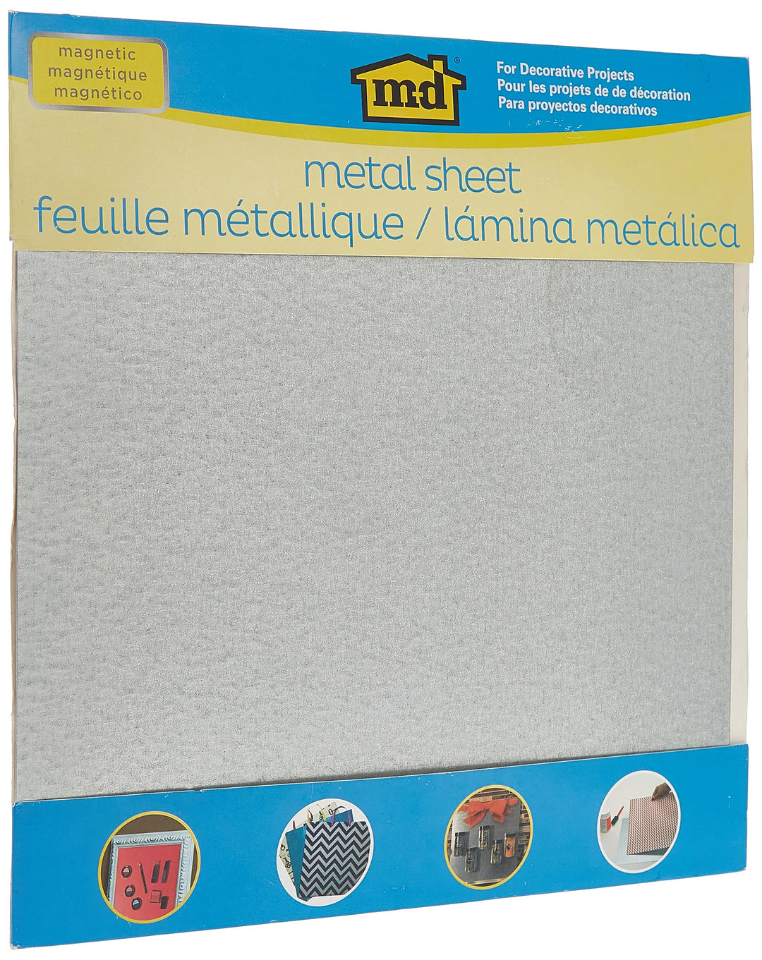 M-D Hobby &amp; Craft Silver Magnetic Steel Sheet 12X12