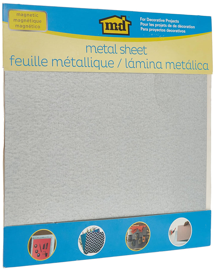 M-D Hobby &amp; Craft Silver Magnetic Steel Sheet 12X12