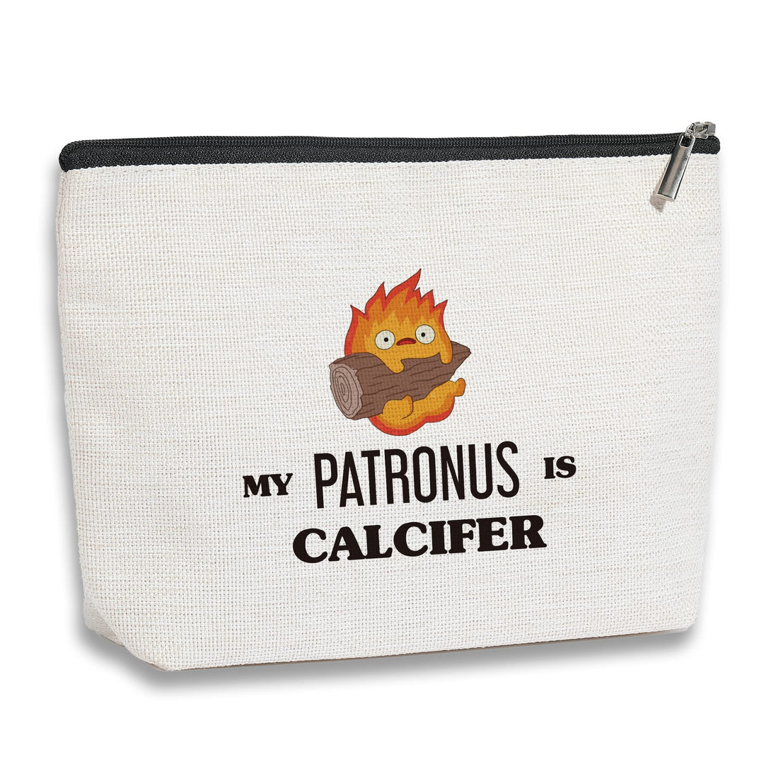 Anime Fans Makeup Bag Anime Lover Gift Moving Castle Gift Funny Cosmetic Bag Travel Toiletry Makeup Organizer Zipper Pouch