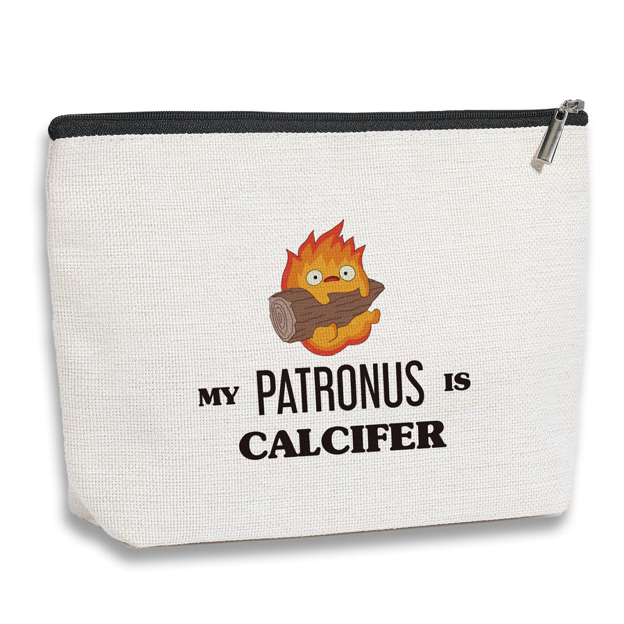 Anime Fans Makeup Bag Anime Lover Gift Moving Castle Gift Funny Cosmetic Bag Travel Toiletry Makeup Organizer Zipper Pouch