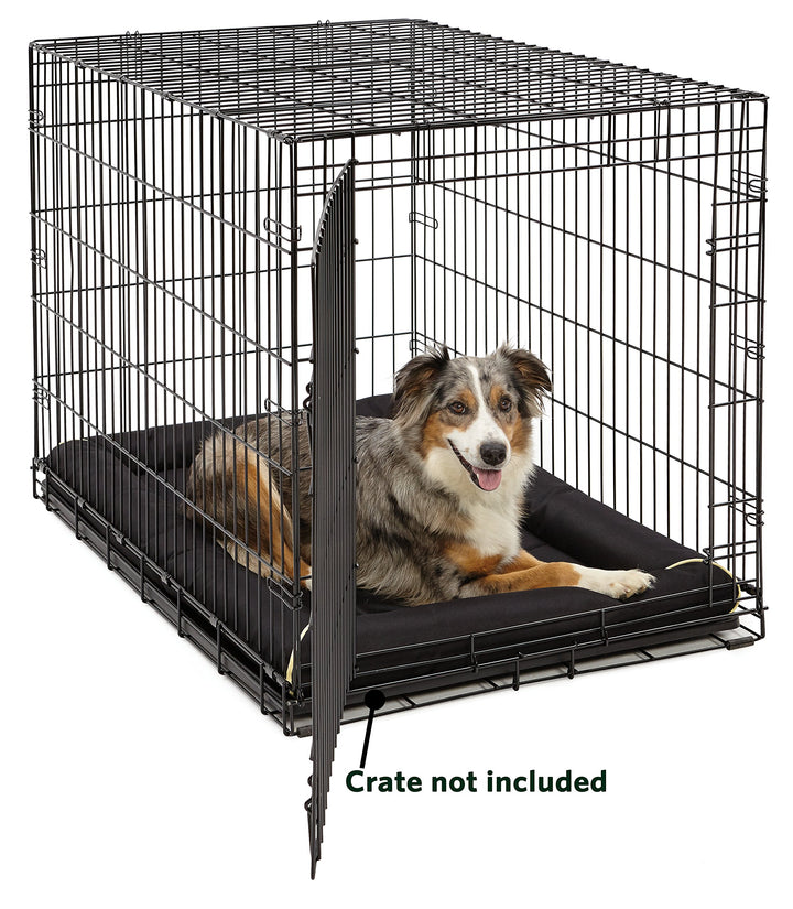 Water Repellant Easy Wipe Clean Ultra-Rugged MAXX Dog Beds, Super Durable Dog Bed Designed to Fit 42-inch Dog Crates, Features Slip Resistant Bottom, Part 40542-BK, Black
