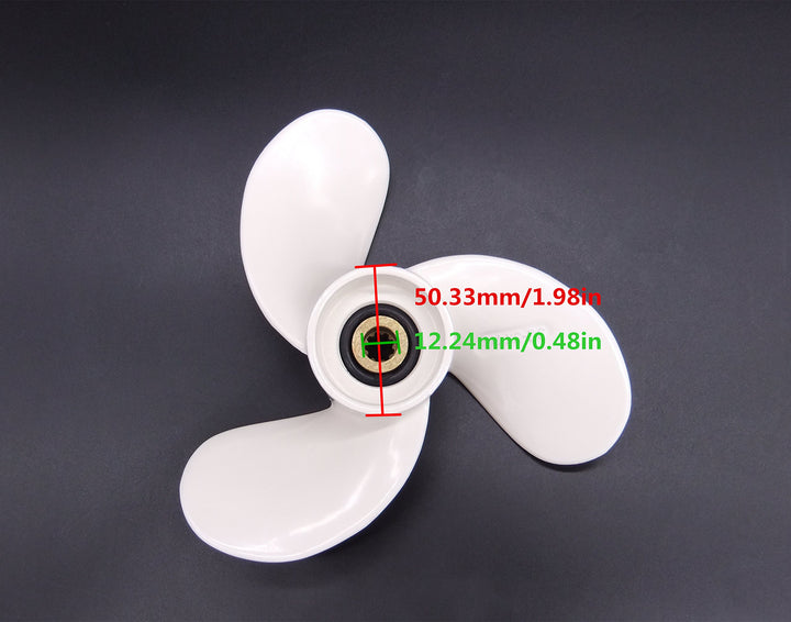 Boat Engine 7 1/4X6-BS 6L5-45943-00-00 F2.6-03010000 Propeller for Yamaha Parsun Makara 2.5HP 3HP 4HP 5HP F2.5A 3A Malta Outboard Motors 7.25x6