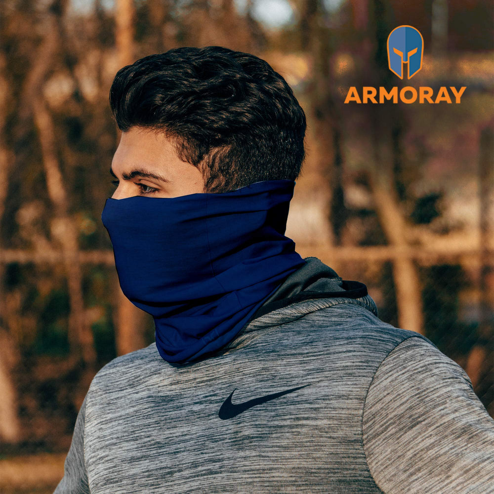 ARMORAY Neck Gaiter Face Mask - 4 Pack Reusable & W