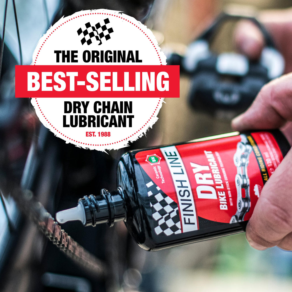 DRY Teflon Bicycle Chain Lube, 4-Ounce Drip Squeeze Bottle