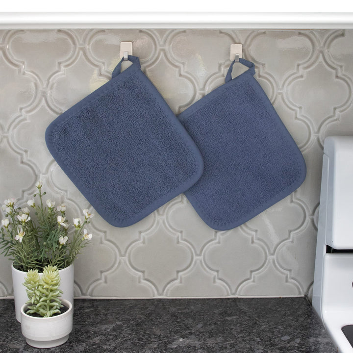 Ritz Terry 100% Cotton Potholders - Heat Resistant, Erg