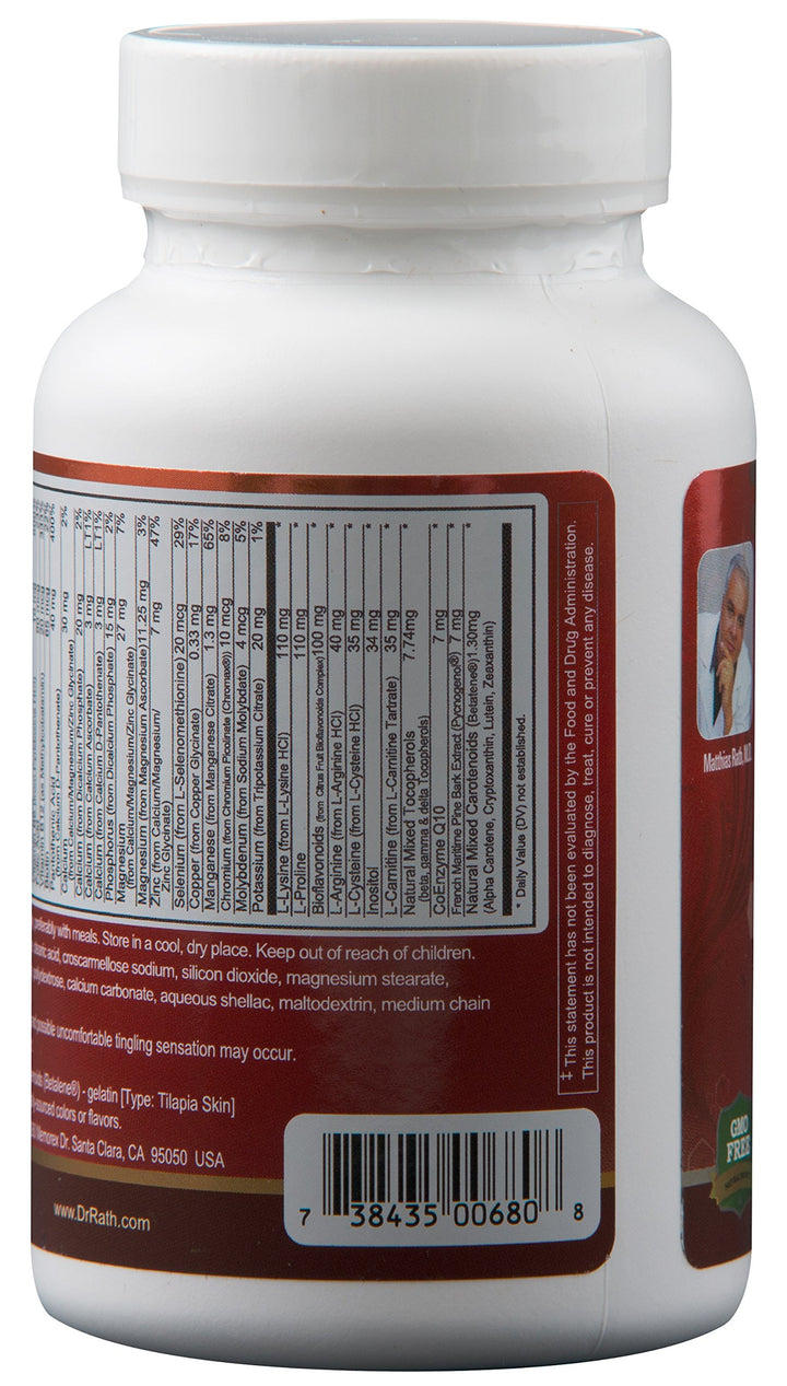 Cardiovascular Health Dr. Rath 90 Tabs