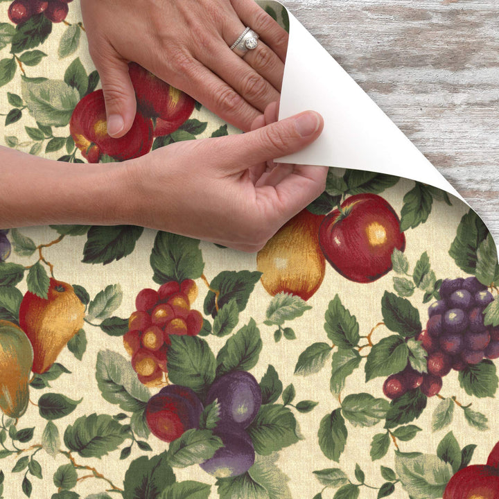 Brand Creative Covering, Self-Adhesive Shelf Liner, Multi-Purpose Vinyl Drawer Liner, Easy To Use And Apply, 18&#39;&#39; X 9&#39;, Sonoma