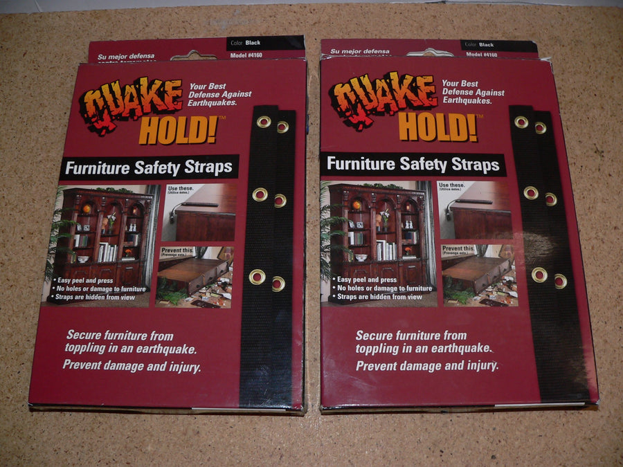 4160 Furniture Strap Kit, Black