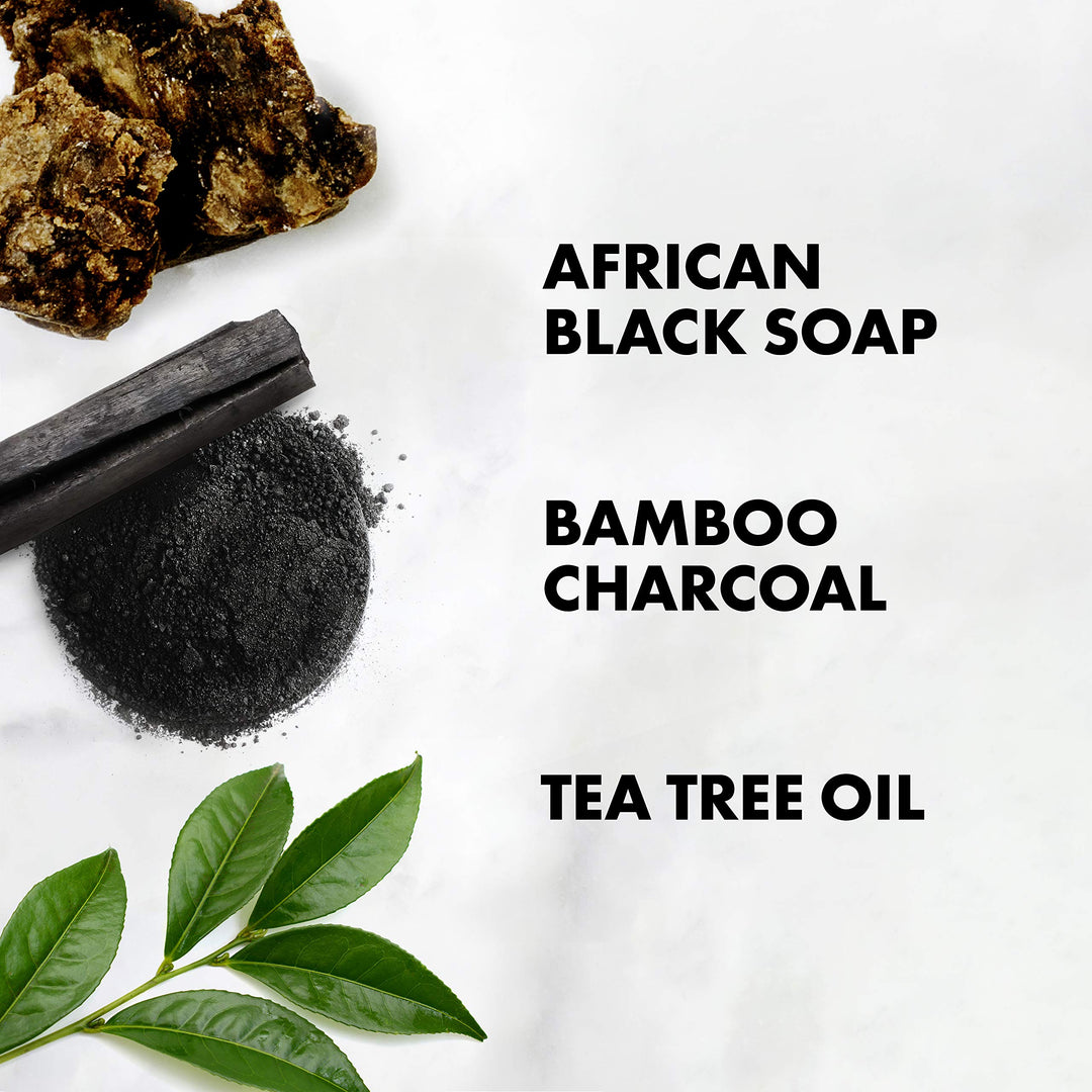 SheaMoisture African Black Soap Bamboo Charcoal Purification Masque Hair Treatment, 12 Ounce