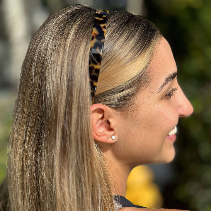Paris CP2003 French Headband for Women, Strong Hold Grip Women&#39;s Hair Band, Very Flexible, No Slip and Durable Styling Girls Hair Accessories, Made in France with Cellulose