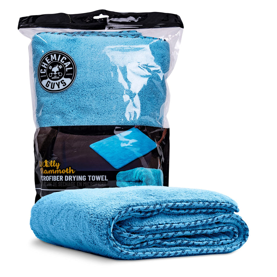 MIC1996 Woolly Mammoth Microfiber Dryer Towel (36 x 25) Cars,Trucks, SUVs, RVs, Home, Pets, Messes, Blue