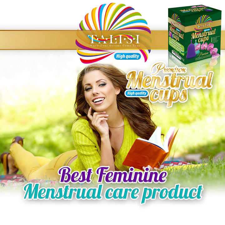 Talisi Reusable Menstrual Cups with Collapsible Silicon