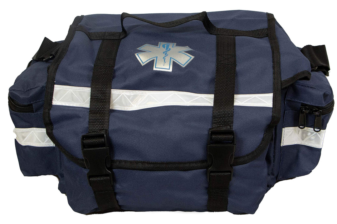 PrimaCare KB-RO74-B First Responder Bag for Trauma, 17 x 9 x 7, Blue