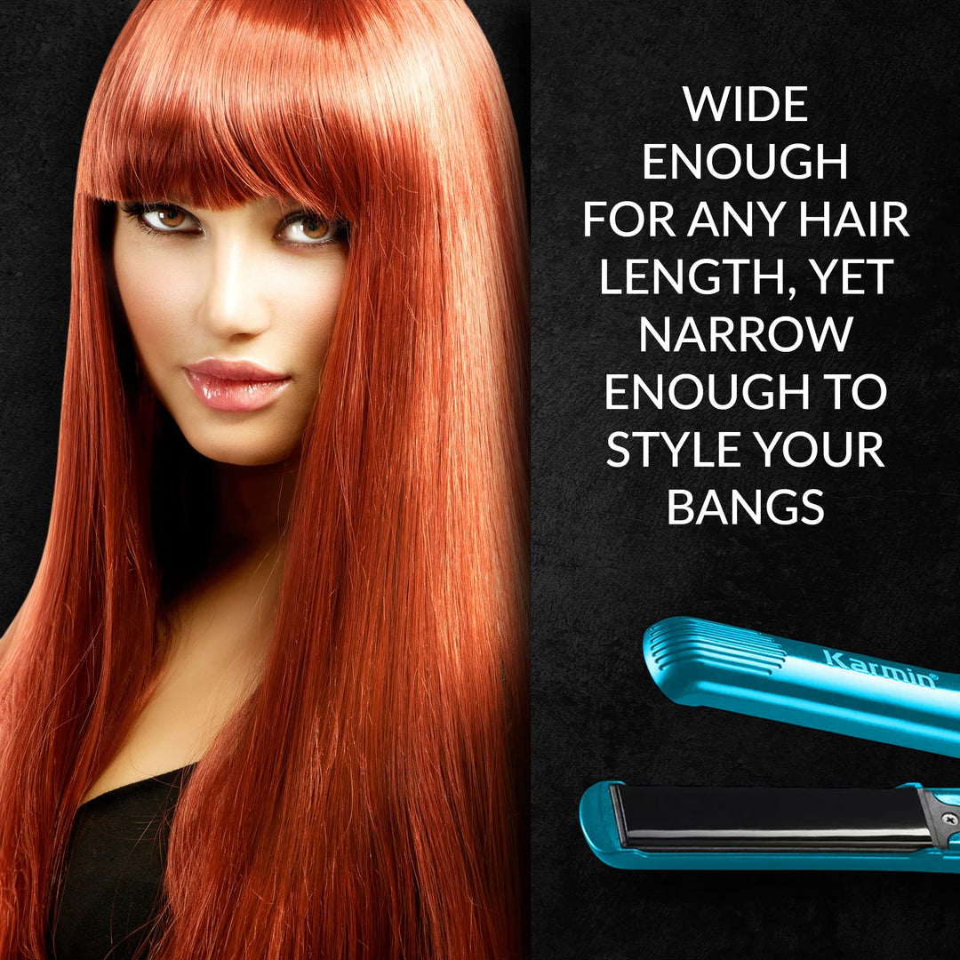 Blue : Karmin G3 Salon Professional Hair Straightener (Blue)