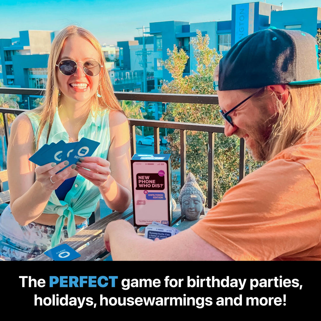 New Phone, Who Dis by Relatable, The Offline Text Message Party Game, All New Updated Content, Card Games for Adults, Viral Party Game, Game Night Games, Includes 100 Inbox Cards and 300 Reply Cards