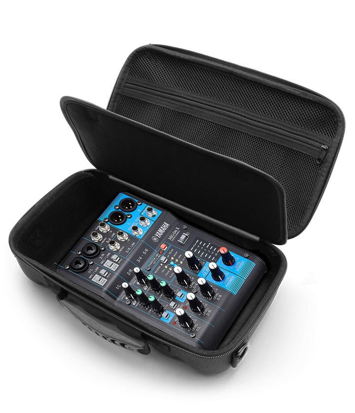 Mixer Audio Case Compatible with Yamaha Mixer Mg06X, Yamaha AG03MK2 Mixer, MG06 Audio Interface or AG03 Streaming Mixer with Accessories - Includes Shoulder Strap and Travel Case Only