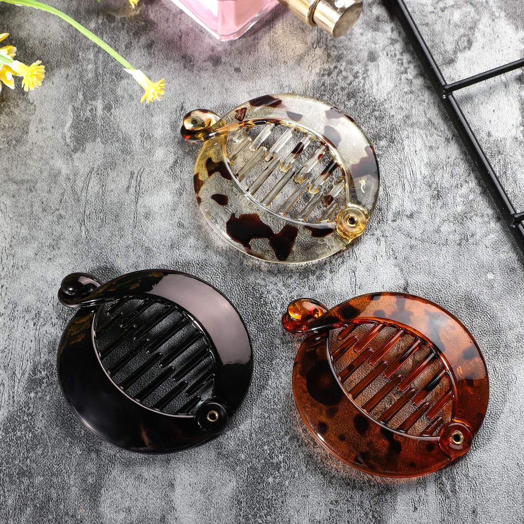 6 Pieces Banana Hair Clips Banana Hair Combs Fishtail Hair Clip Combs Resin Banana Fish Grips for Women Hair Accessories