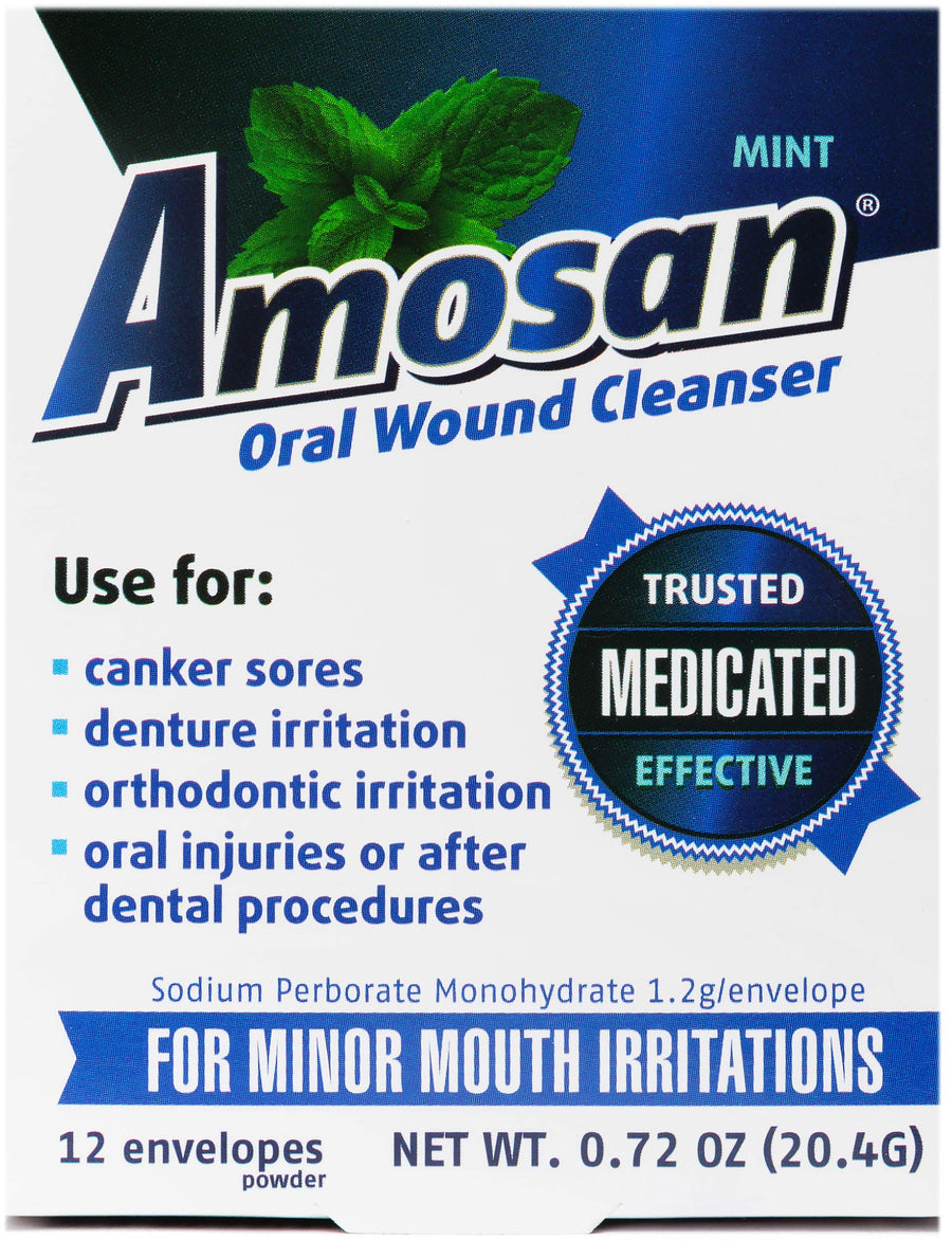 Amosan Oral Antiseptic Rinse - 68.635% Sodium Perborate