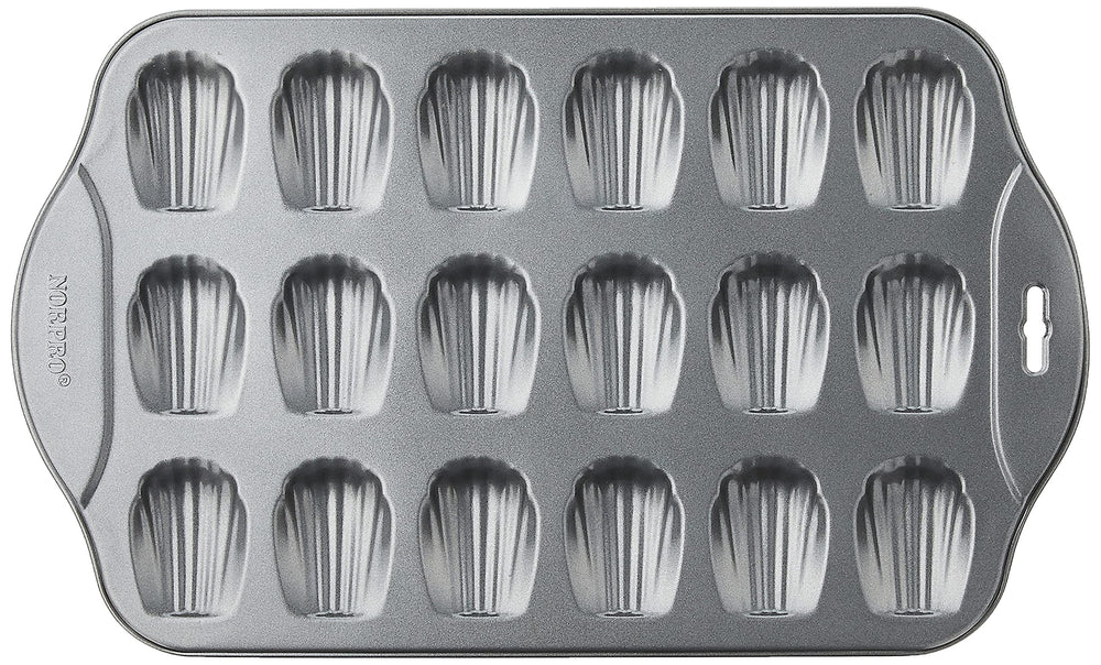 Norpro New Non Stick Mini 18 Madeleine Pan Sponge Cake 