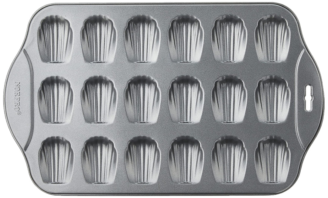 Norpro New Non Stick Mini 18 Madeleine Pan Sponge Cake 