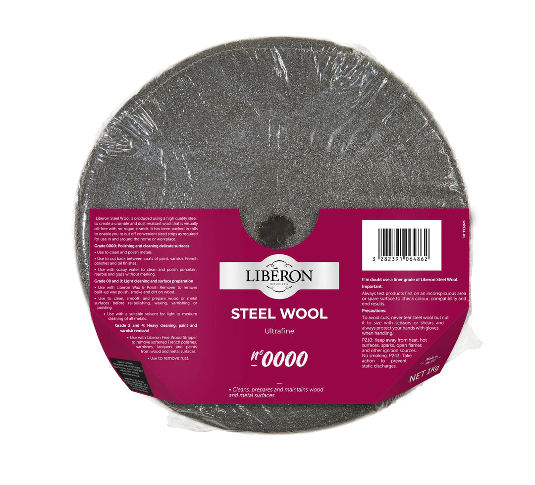 Liberon Steel Wool #0000 1kg Roll