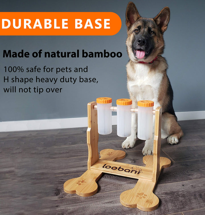 Dog Puzzle Toys Wooden - Interactive Toys for Boredom, IQ Training and Mental Brain Stimulation, Treat Dispensing and Entertainment/Food Slow Feeder for Small to Large Dogs