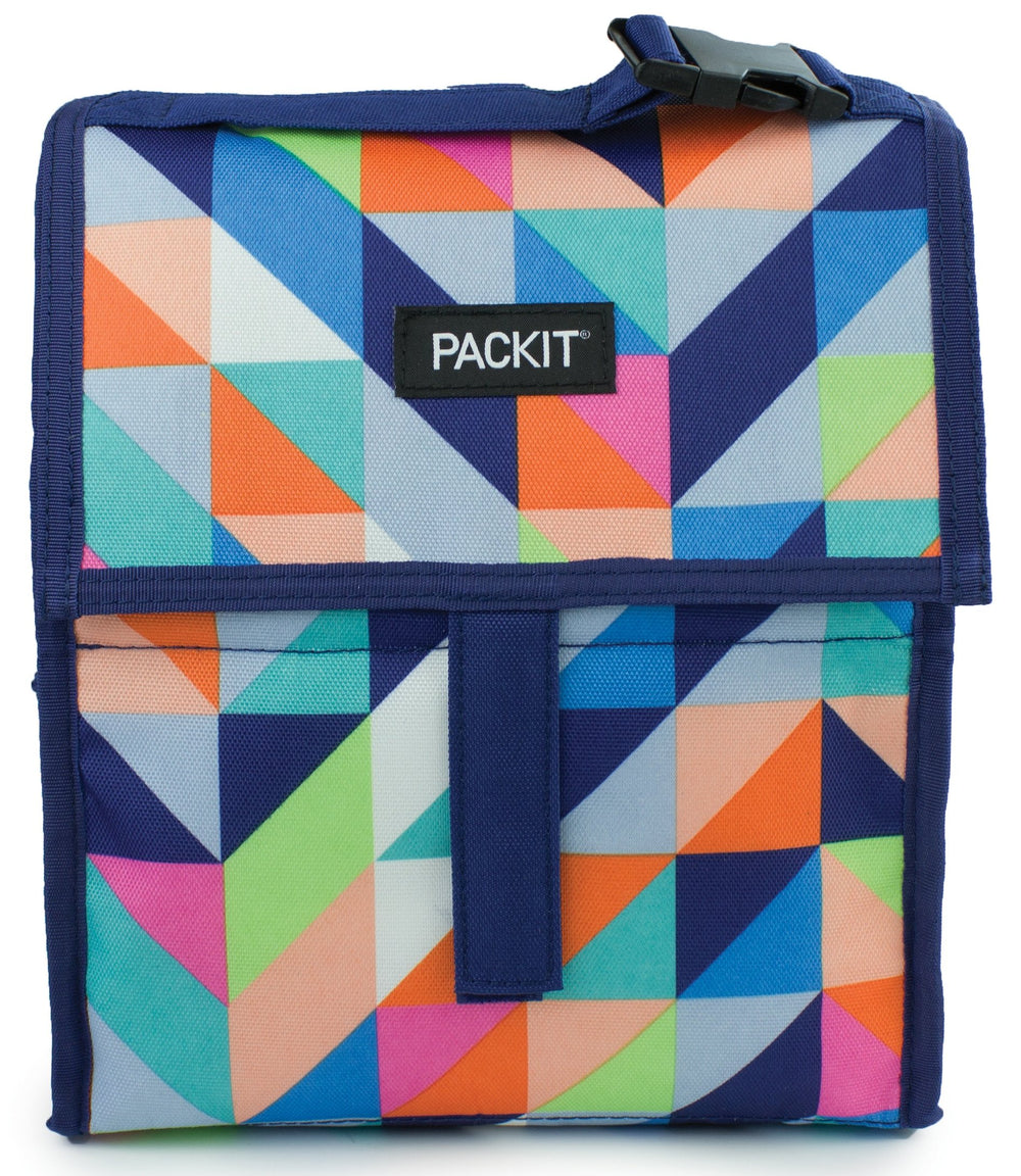 Freezable Lunch Bag with Zip Closure, Paradise Breeze