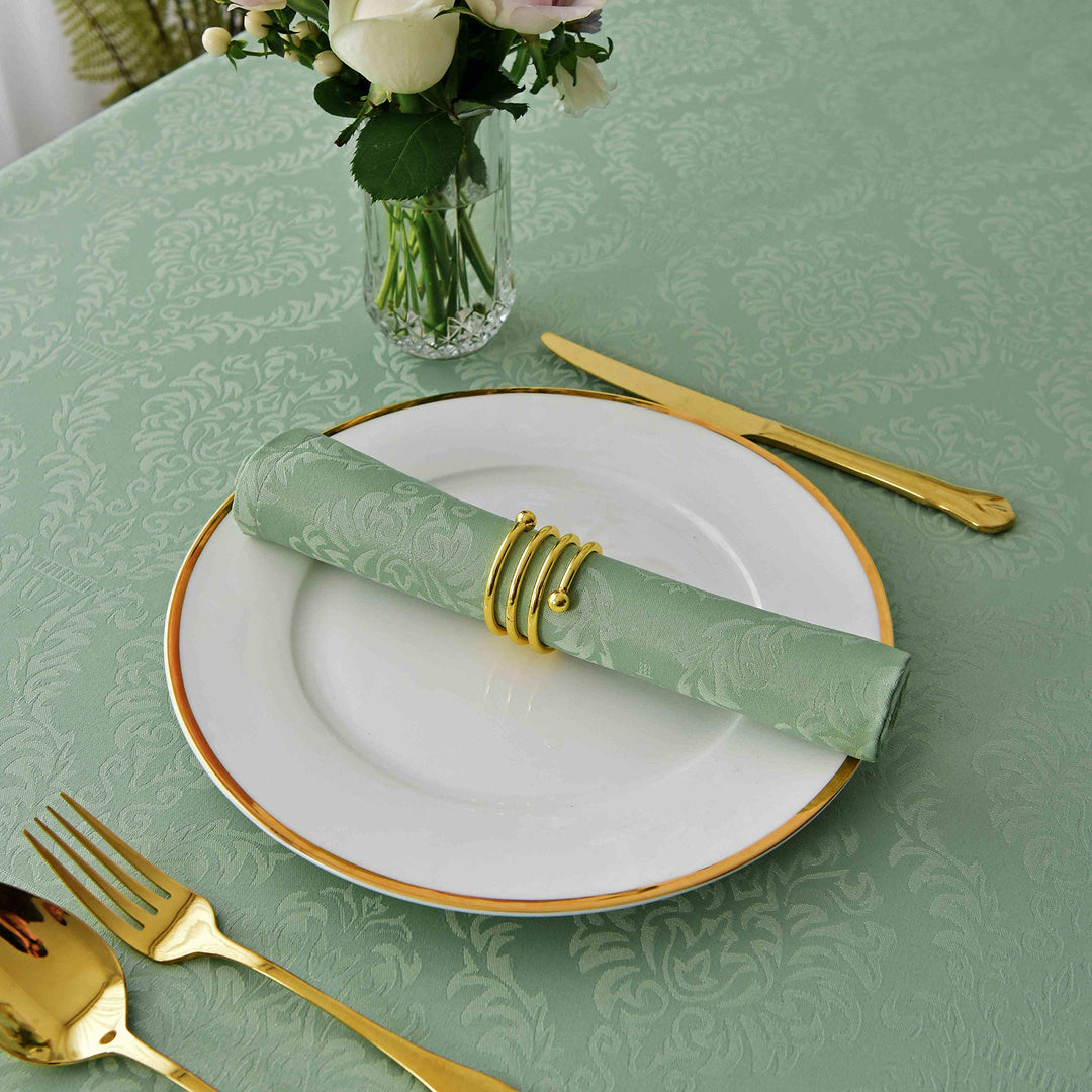 maxmill Jacquard Cloth Napkin 20 x 20 Inch Damask Patte