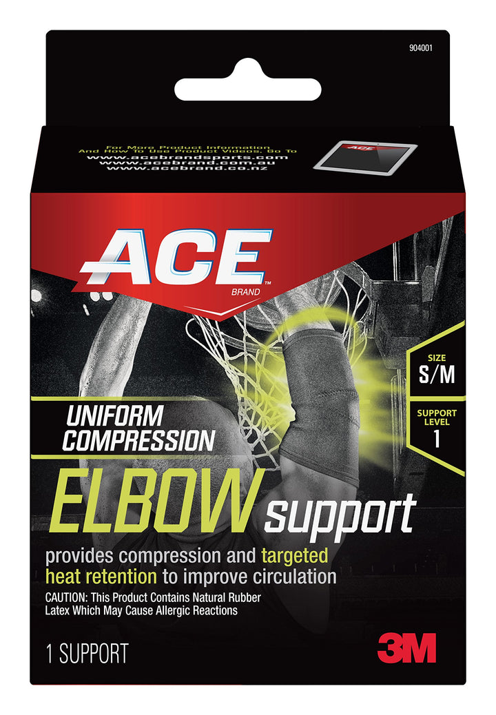 Small/Medium : ACE Compression Elbow Support, Small/Med