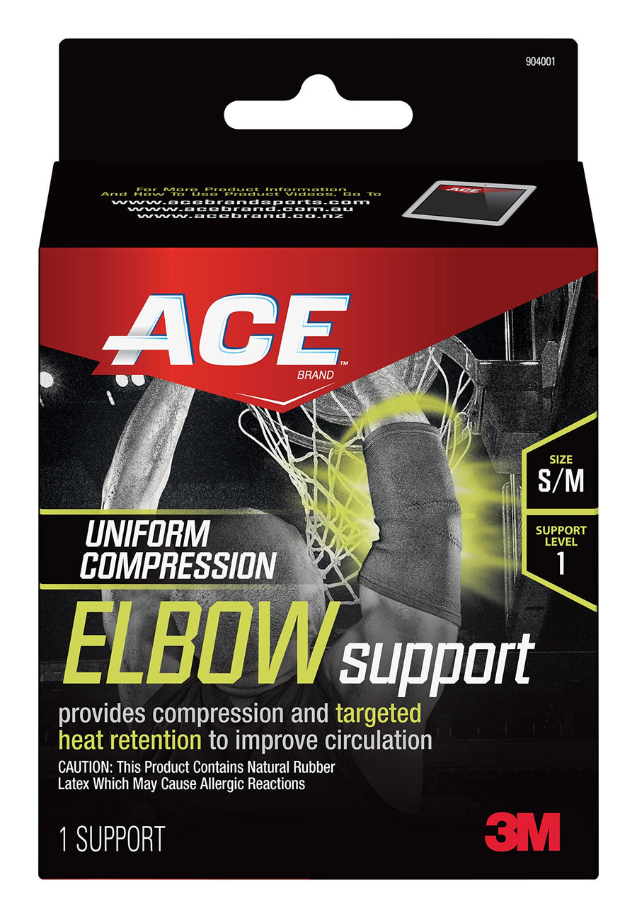 Small/Medium : ACE Compression Elbow Support, Small/Med