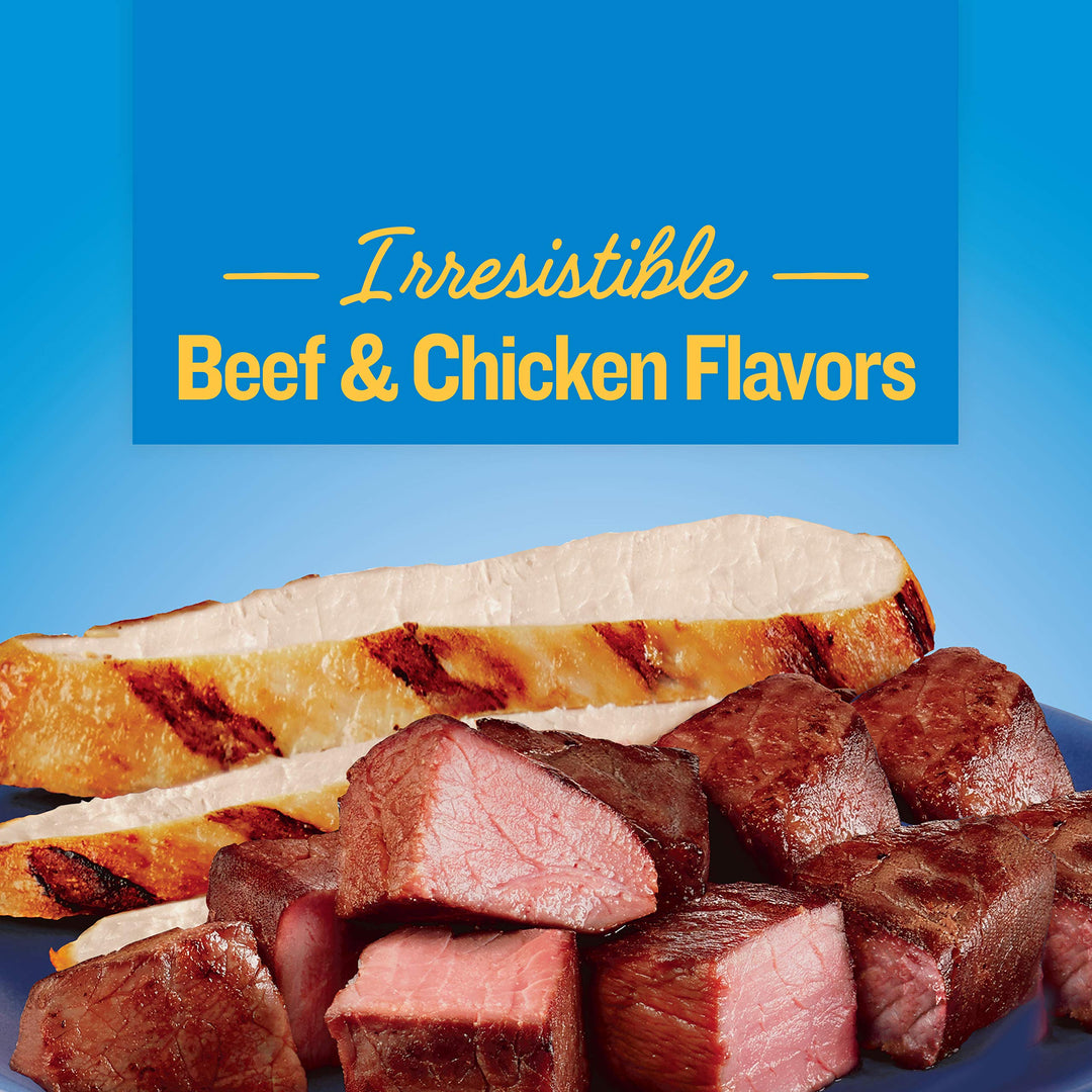 Kibbles &#39;N Bits Small Breed Mini Bits Savory Beef &amp; Chicken Flavors Dog Food, 16-Pound(Pack of 1)
