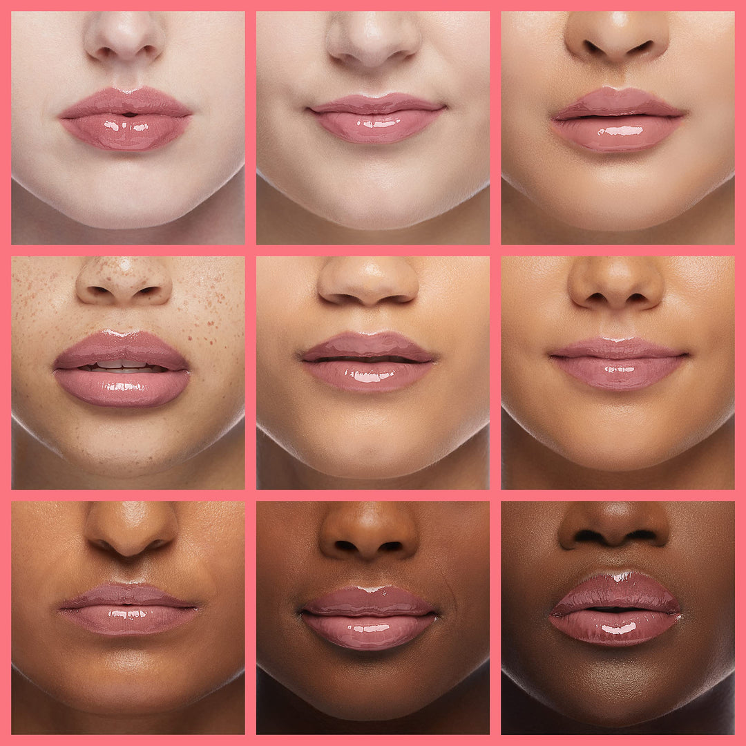 MoistureShine Lip Soother Gloss with SPF 20 Sun Protection, High Gloss Tinted Lip Moisturizer with Hydrating Glycerin and Soothing Cucumber for Dry Lips, Glaze 60,.35 oz