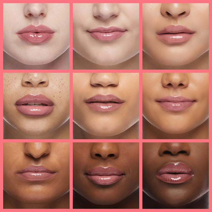 MoistureShine Lip Soother Gloss with SPF 20 Sun Protection, High Gloss Tinted Lip Moisturizer with Hydrating Glycerin and Soothing Cucumber for Dry Lips, Glaze 60,.35 oz