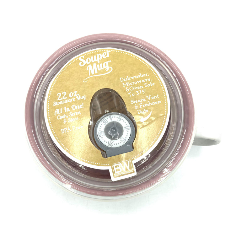 Souper Mug with Lid, Udderly Cows Collection, 22oz Capacity, Hand Painted