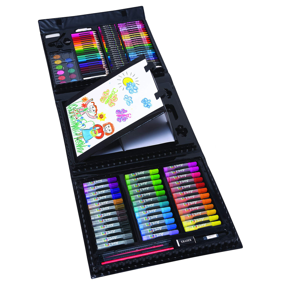 Art 101 USA Budding Artist 154 Pc Junior Artist Trifold