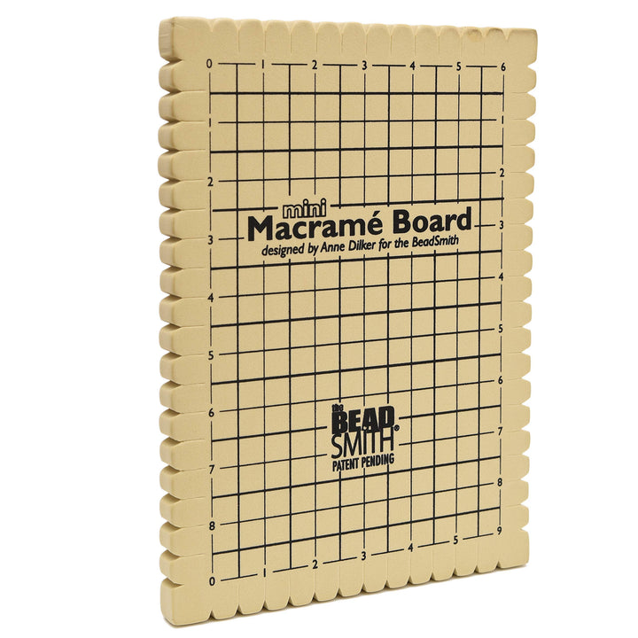 The Beadsmith Mini Macrame Board, 7.5 x 10.5 inches, 0.