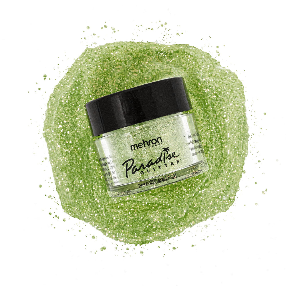 mehron Paradise Glitter - Pastel Green